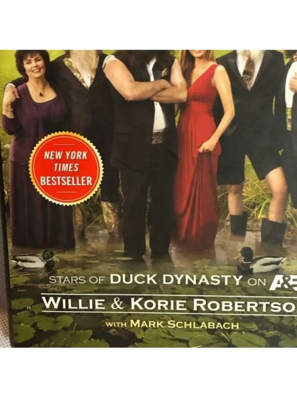 The duck commander family 2012 hardcover book dust cover READ